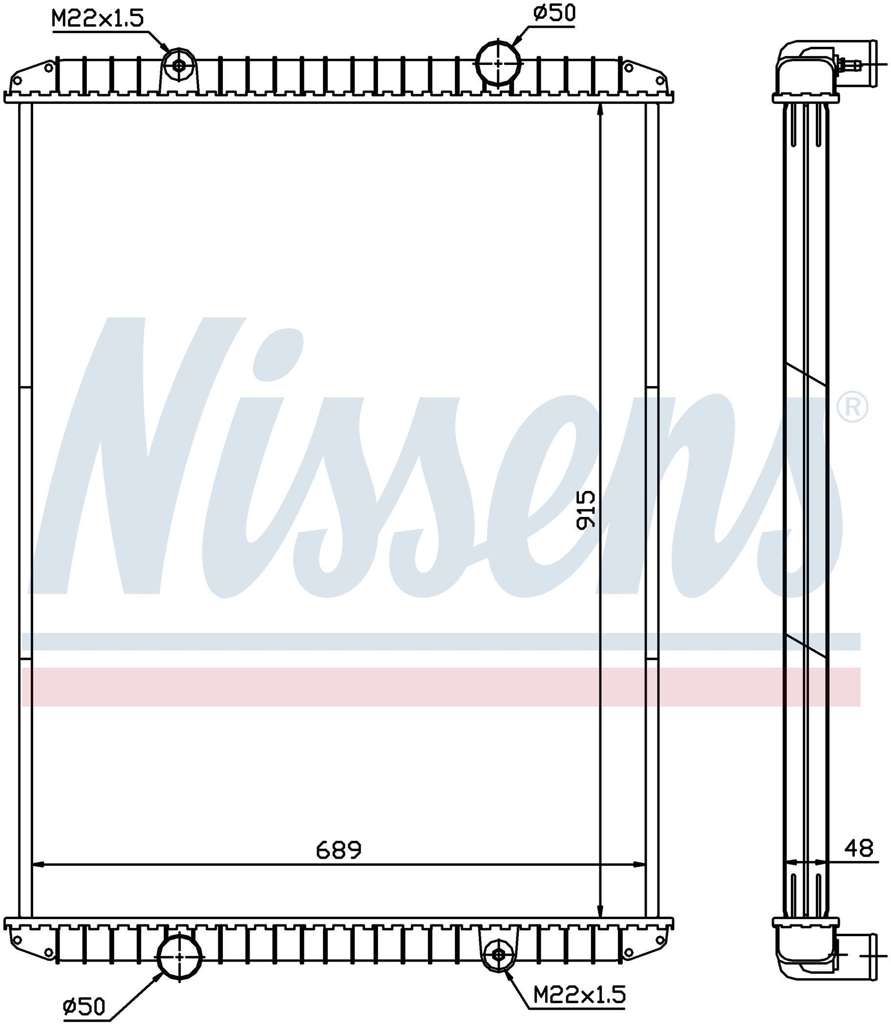 Радіатор RENAULT KERAX (1997) KERAX 340.32