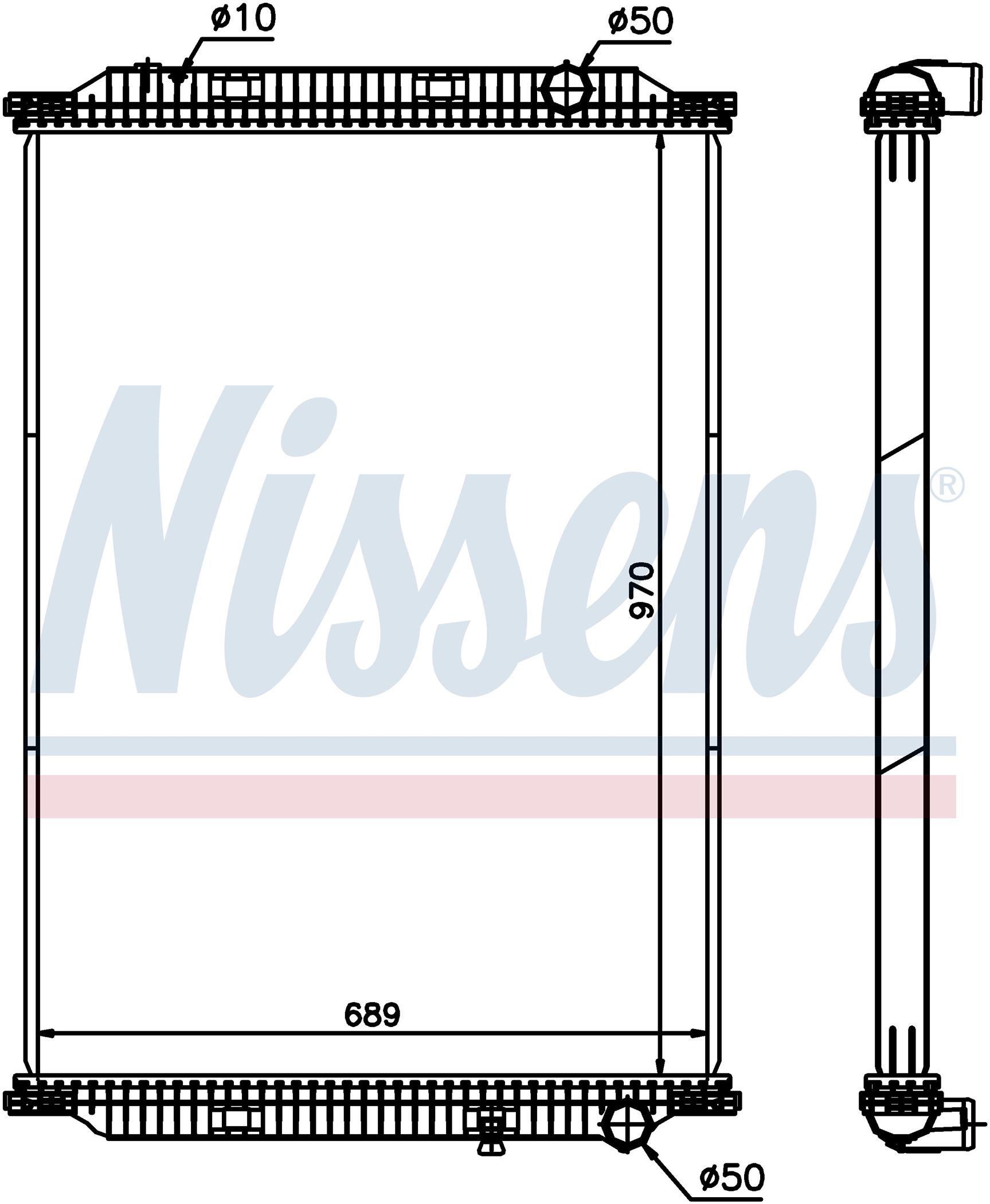 Радіатор RENAULT KERAX (2006) KERAX 370.18