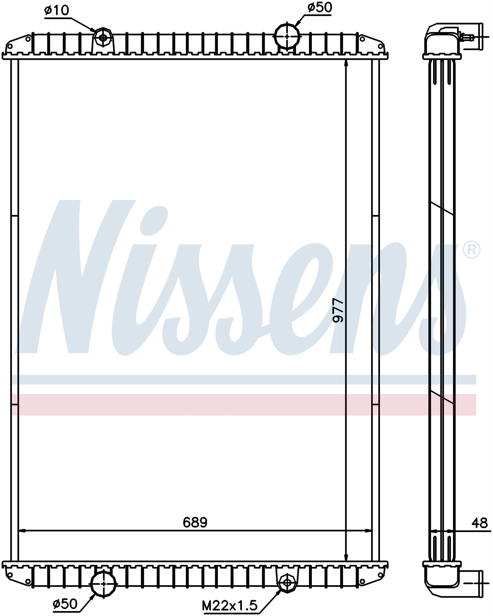Радіатор RENAULT MAGNUM (1996) MAGNUM 390.18