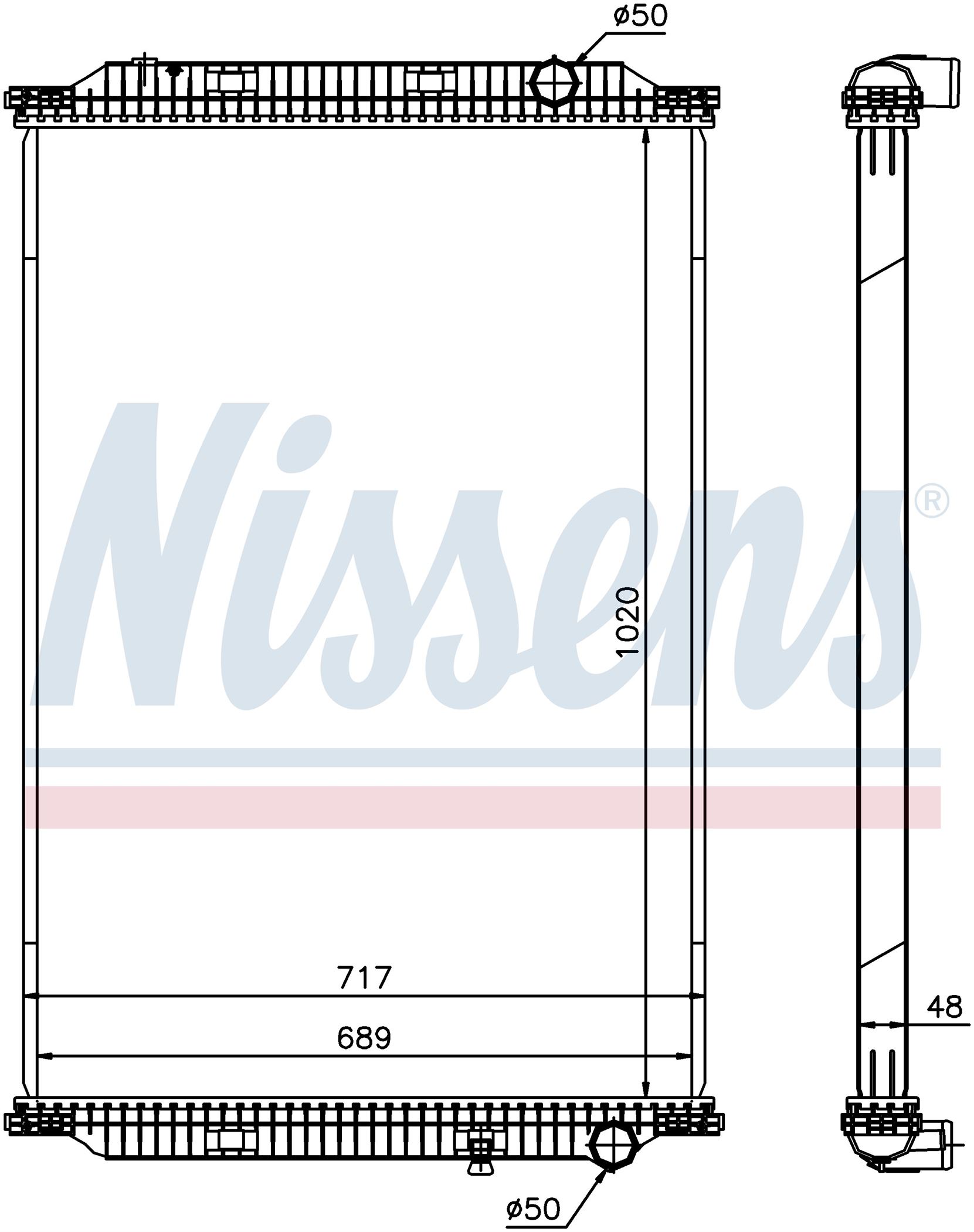 Радіатор RENAULT MAGNUM (2005) MAGNUM 440.18