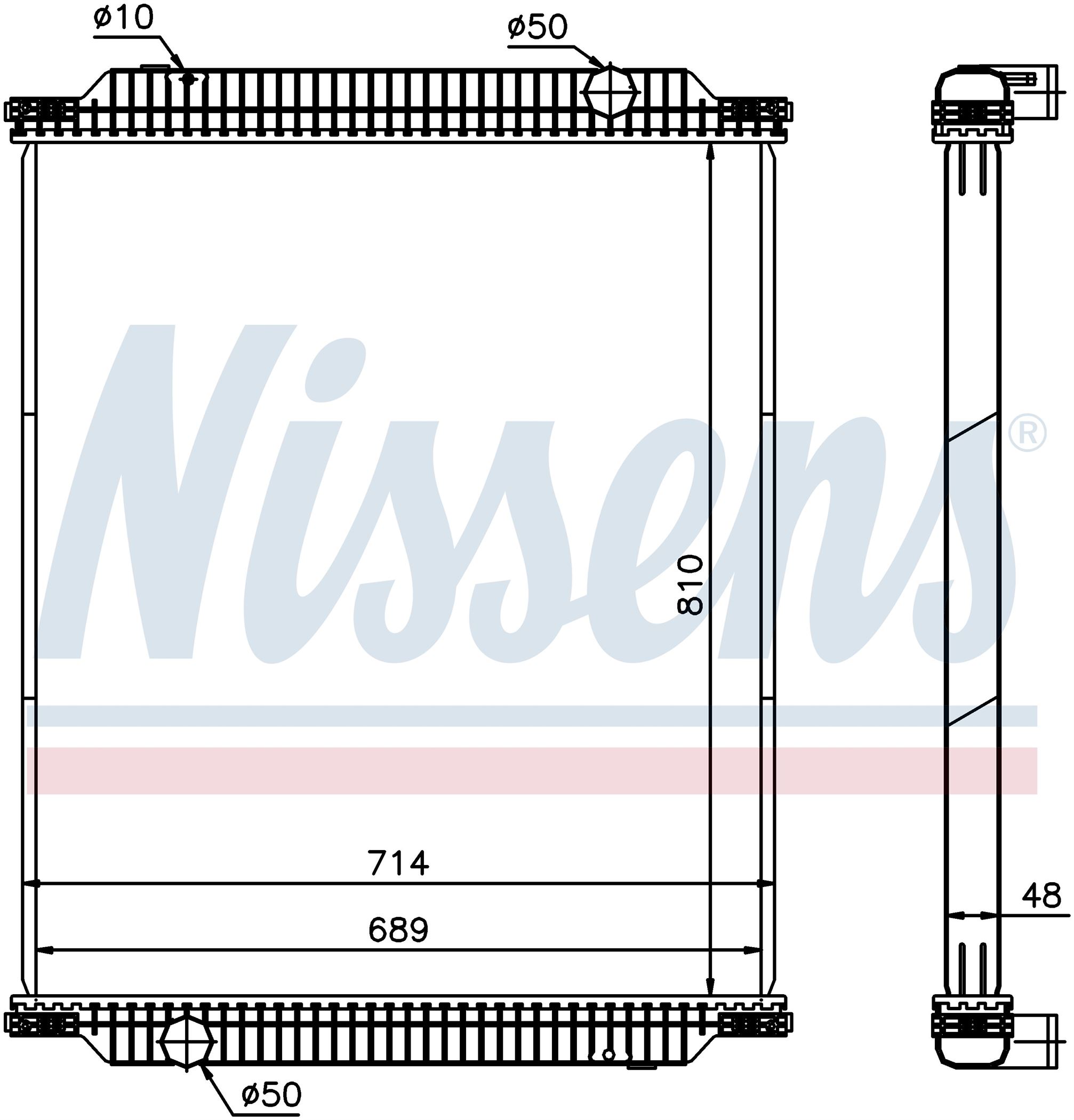 Радіатор RENAULT PREMIUM (1996) PREMIUM DISTRIBUTION 220.18