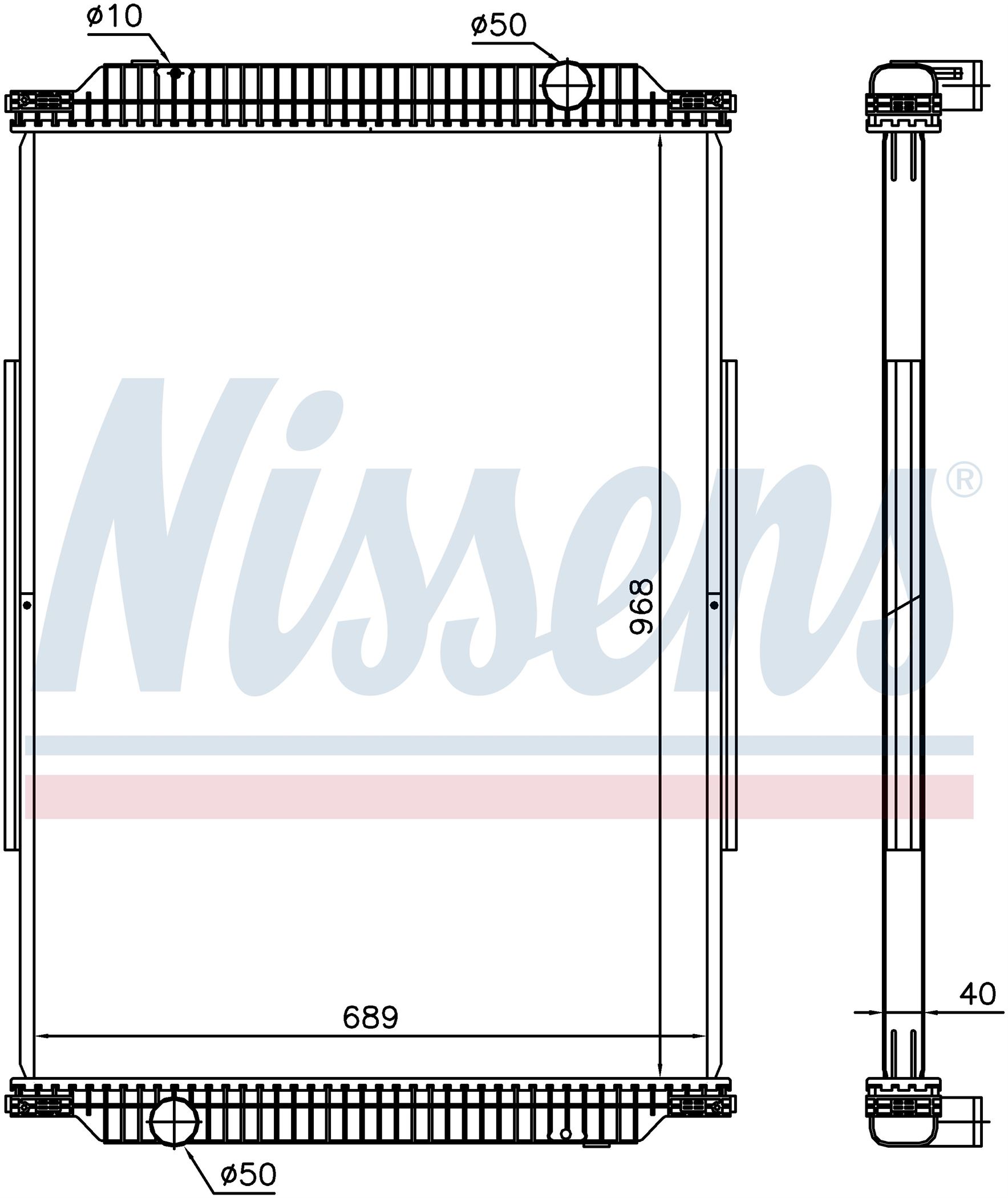 Радіатор RENAULT PREMIUM (1996) PREMIUM ROUTE 420.24