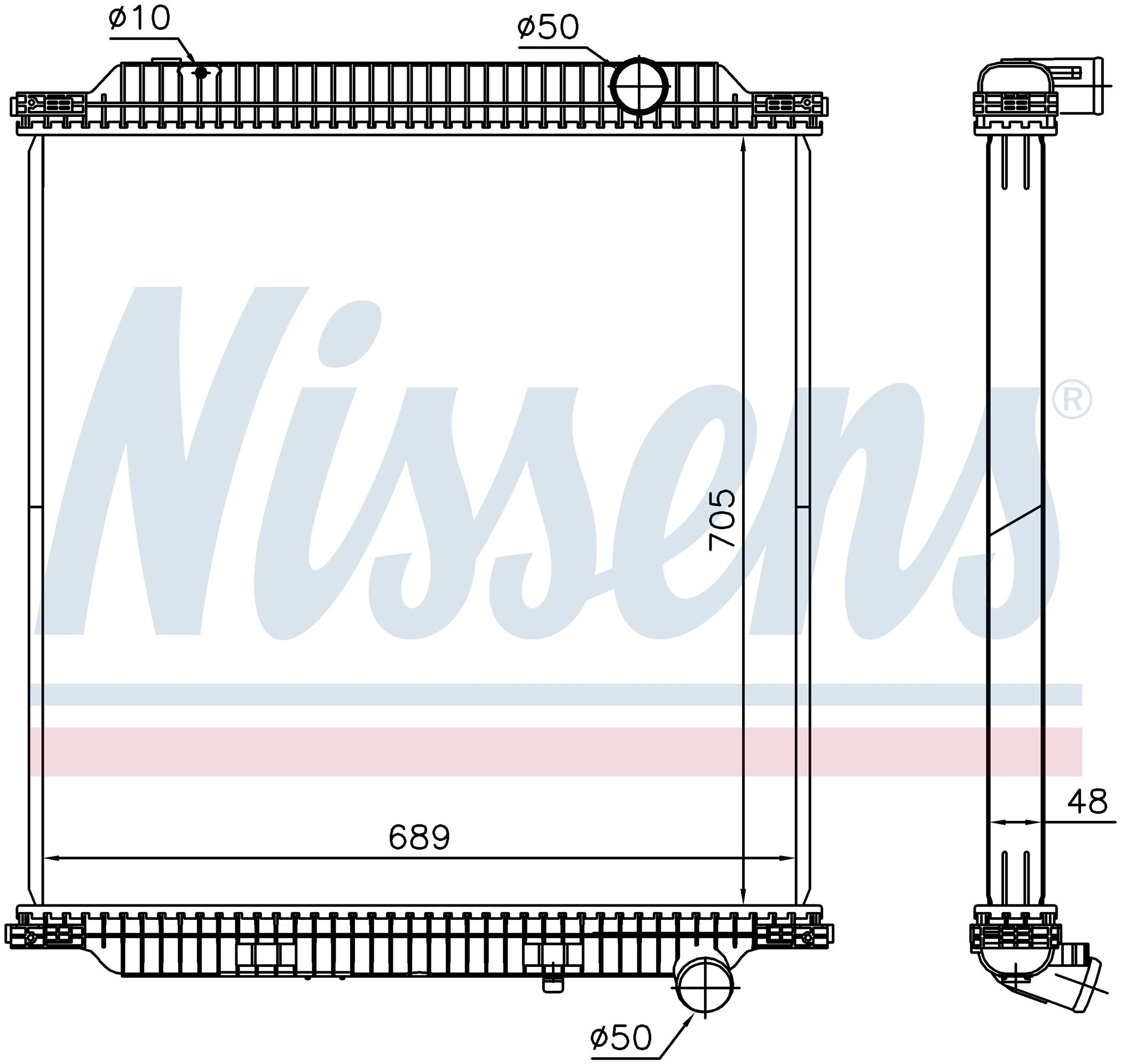 Радіатор RENAULT PREMIUM (2006) PREMIUM DISTRIBUTION 280.16 D