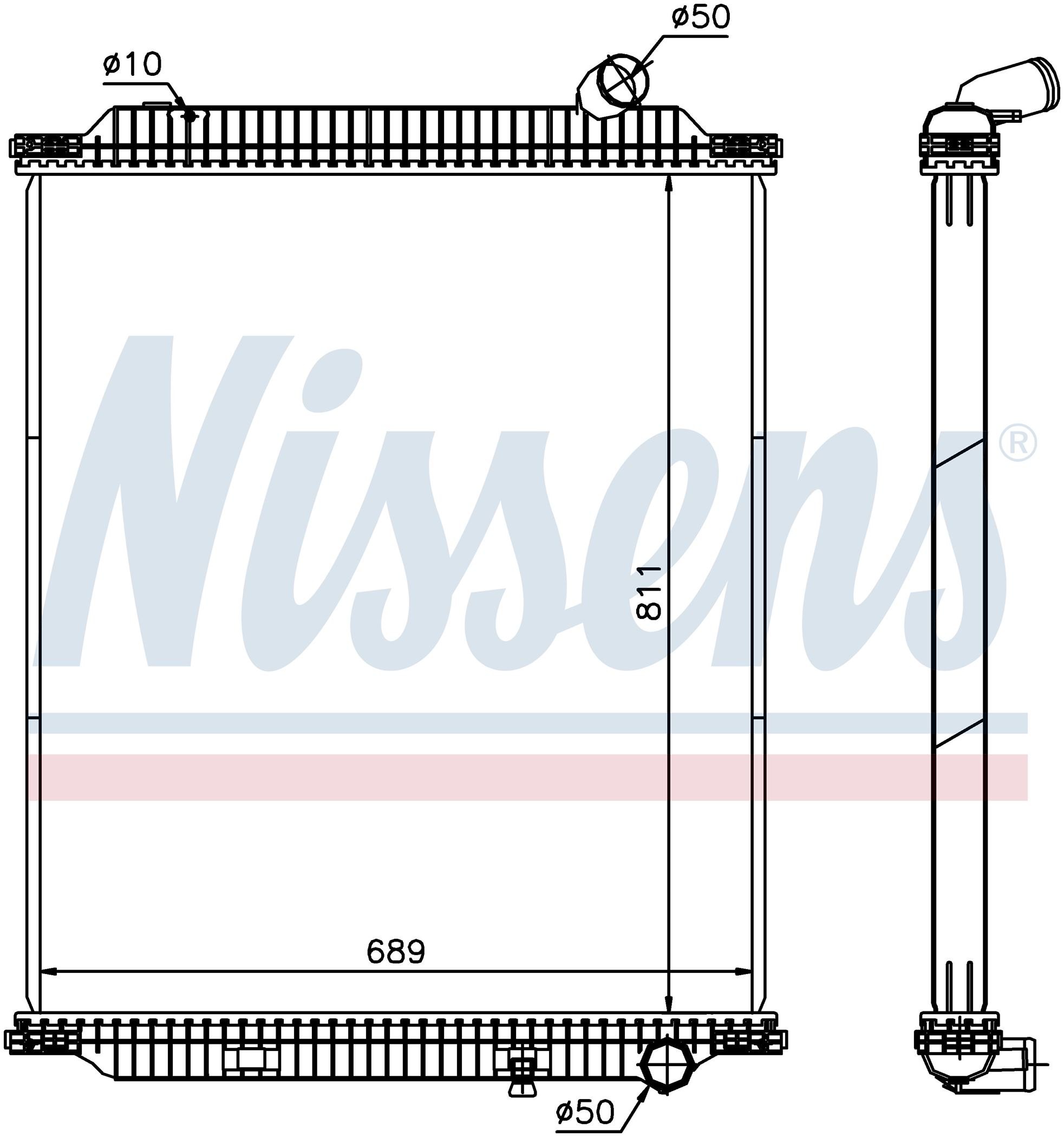 Радіатор RENAULT PREMIUM (2006) PREMIUM DISTRIBUTION 370.18 D