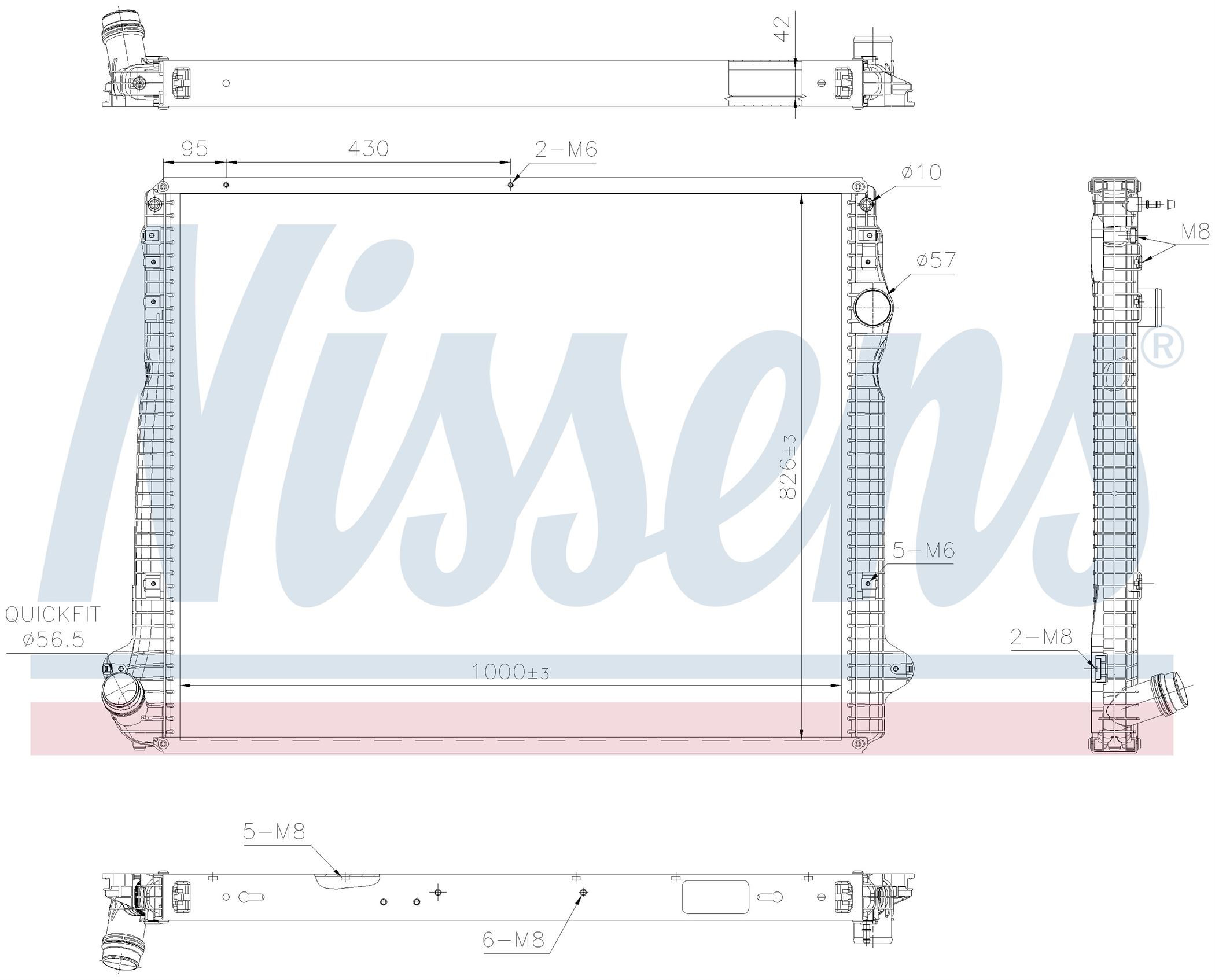 Радиатор SCANIA R-SERIE (2017) R410