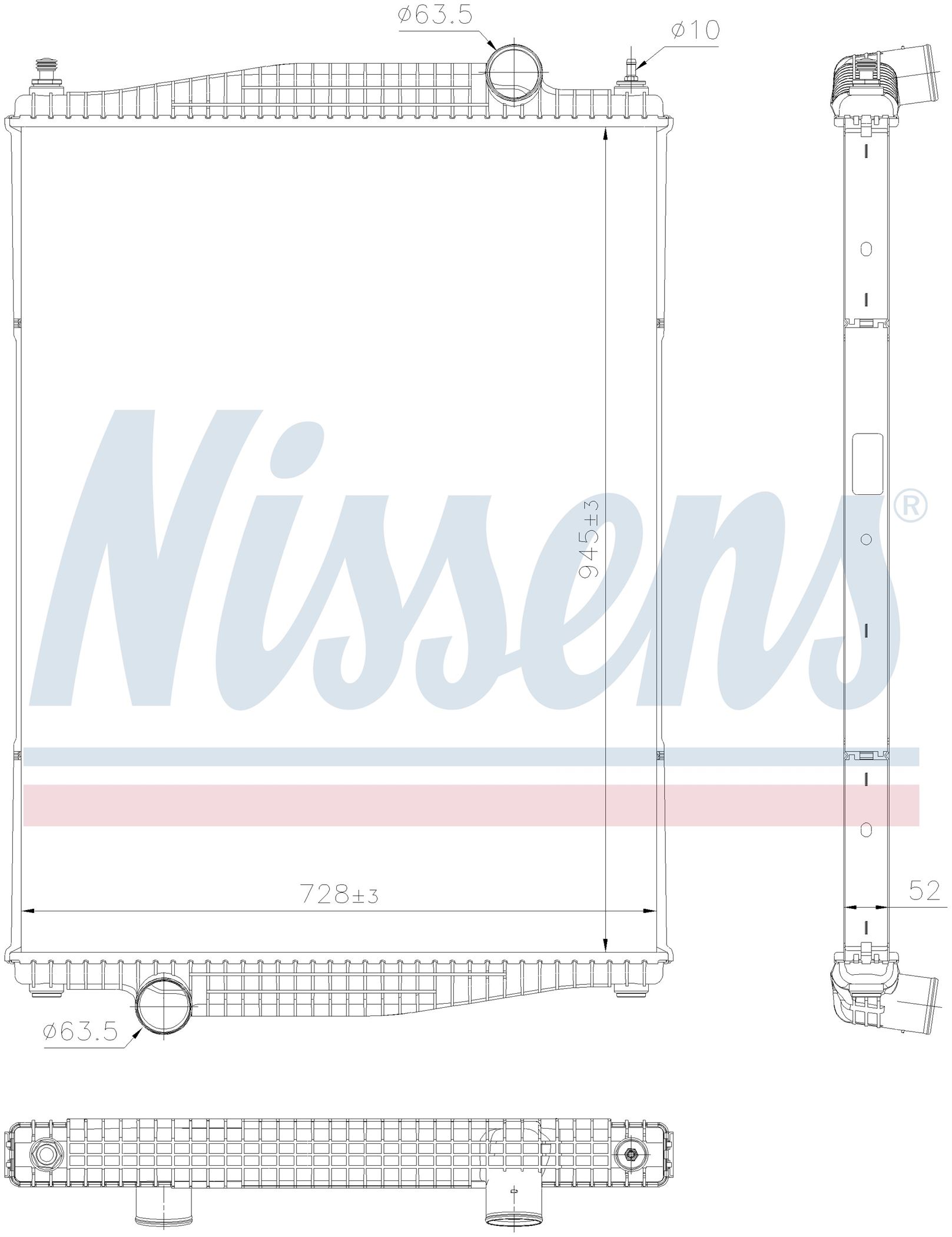 Радиатор VOLVO B SERIES (2011) B11