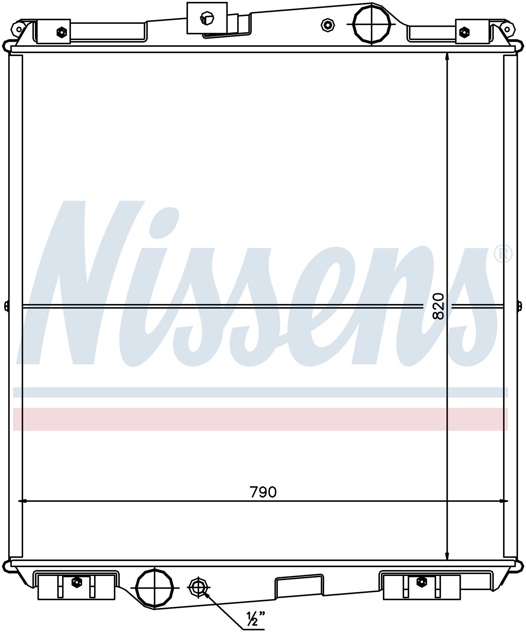 Радіатор VOLVO F SERIES (1984) F10 300