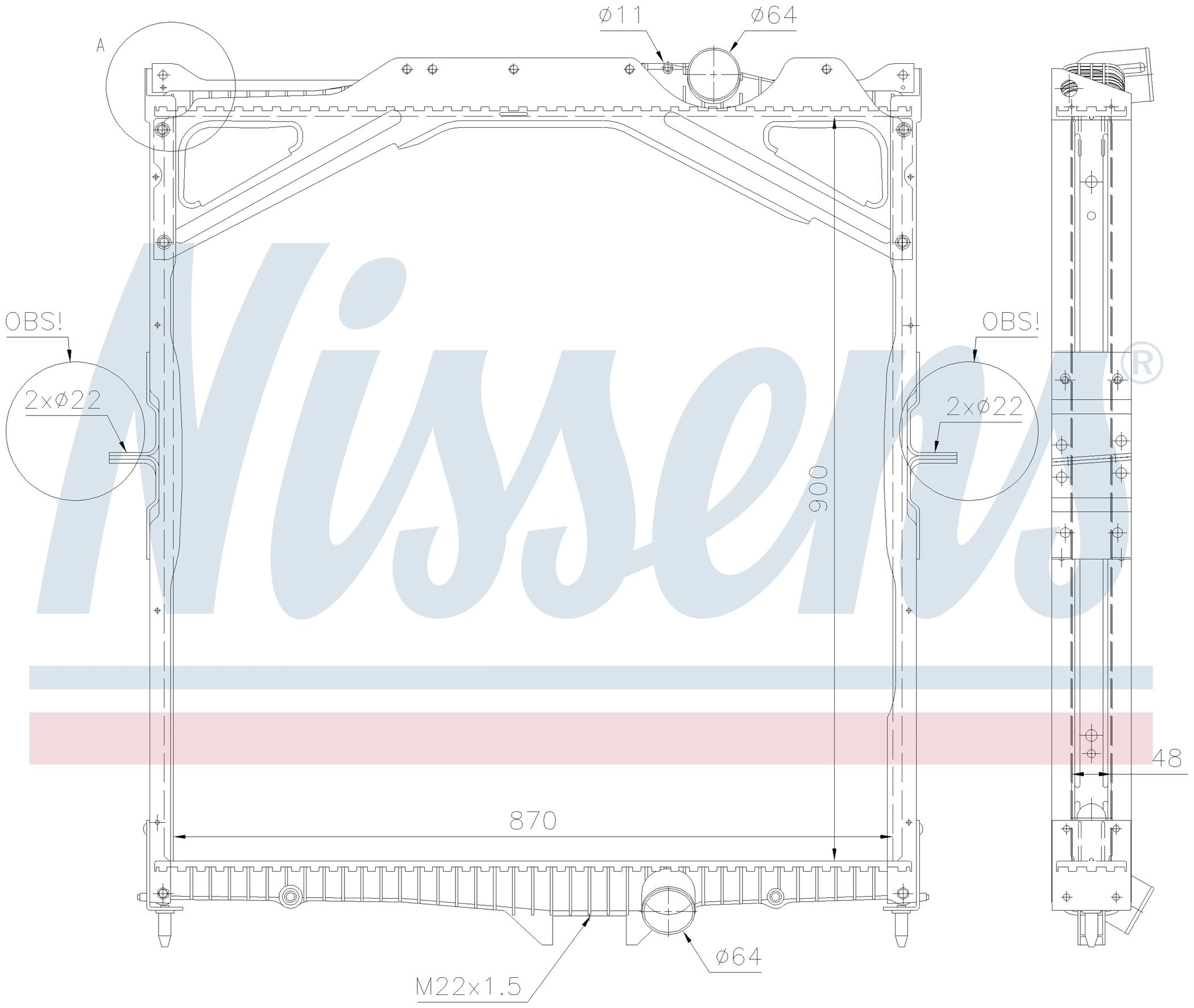 Радіатор VOLVO FH SERIES (2003) FH 16 540