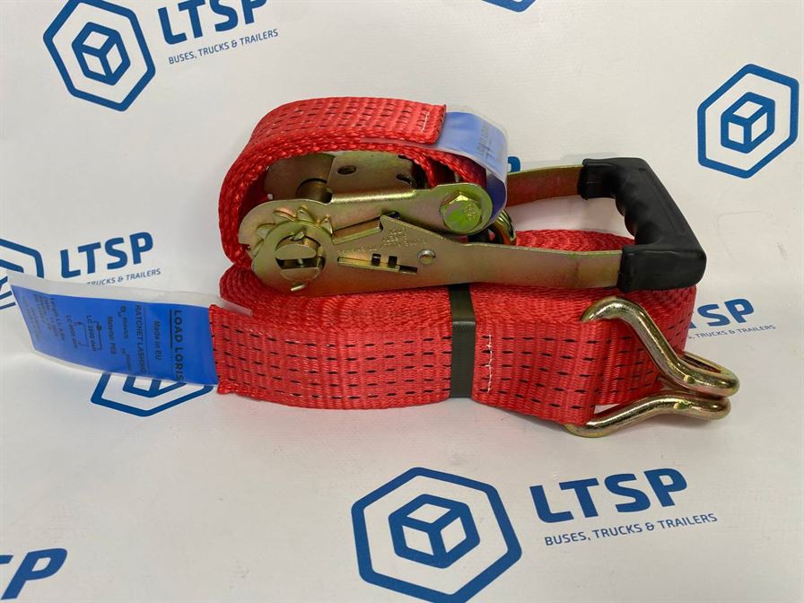 Ремень стяжной 5т 10м Premium / храповик 230 мм усиленный