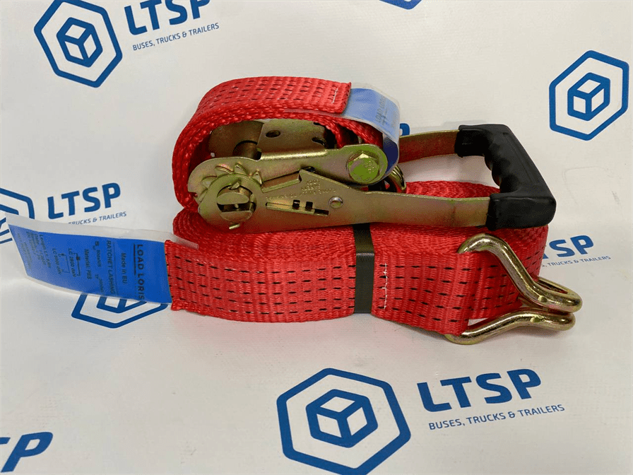 Ремень стяжной 5т 12м  Premium / храповик 230 мм усиленный