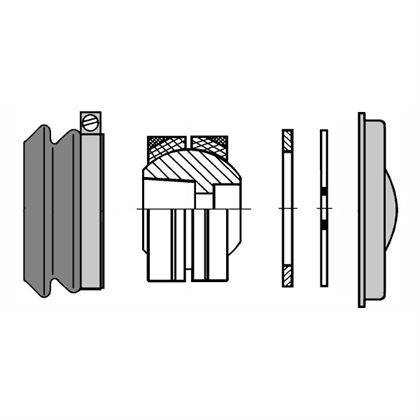 Ремонтный комплект V-образной реактивной тяги, центр Iveco EuroCargo,EuroTech,EuroStar, DAF 95XF