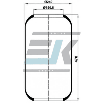 Пневмоподушка MAN 1888N