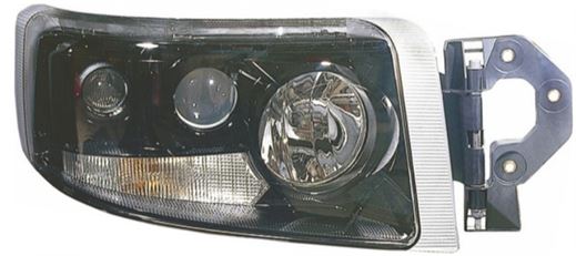 Фара основная RVI права черная