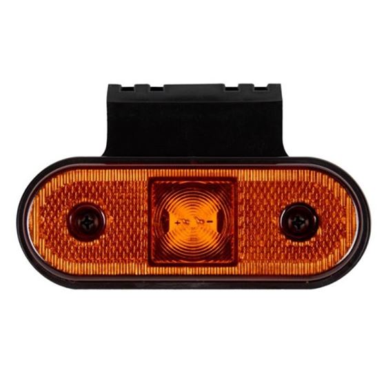 Ліхтарик габаритний світлодіодний 24В жовтий овальний