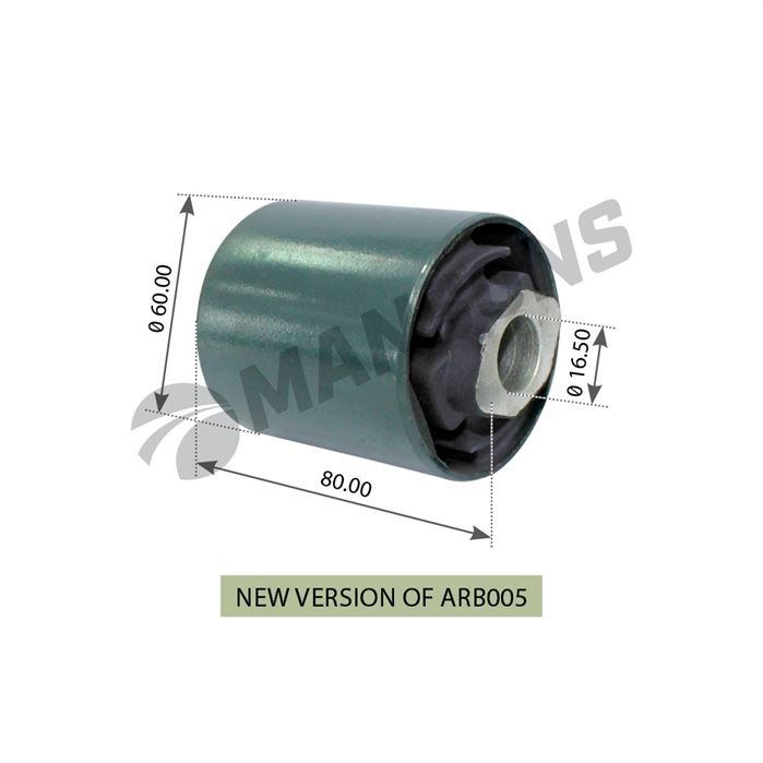 Сайлентблок кабины Scania 4s передний,  MAN TG-A задний (пустотелый)