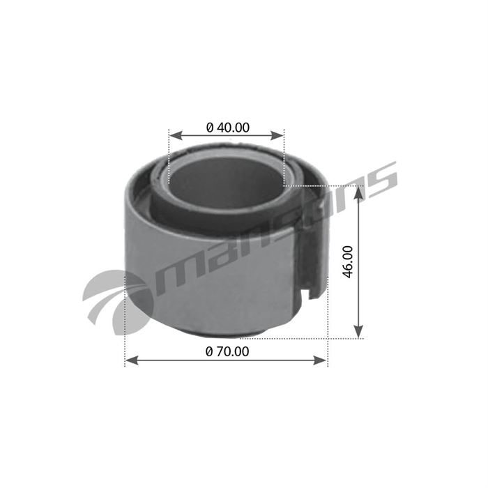 Втулка стабілізатора переднього/заднього MB Actros кінцева