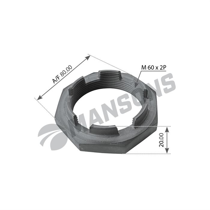 Гайка ступицы передней Scania 4s