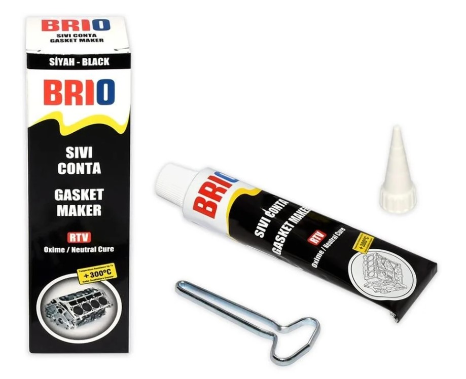 Герметик силіконовий 85 г  +300 °С чорний