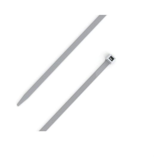 Кабельний затискач (хомут) на липучці, білий 8,0X380 мм