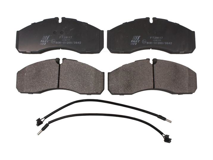 Колодки гальмівні Iveco Daily 00> перед 2-датчики 60/65C13