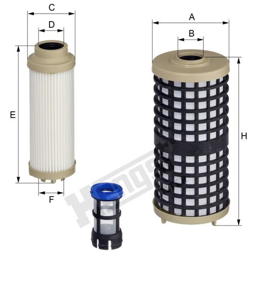 Комплект фільтрів палива MB ACTROS MP4/ANTOS/AROCS, SETRA 400/500