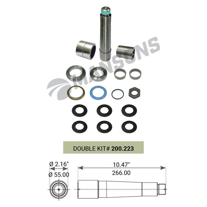 Ремкомплект шкворня DAF CF75/85, XF95/105 (на сторону)