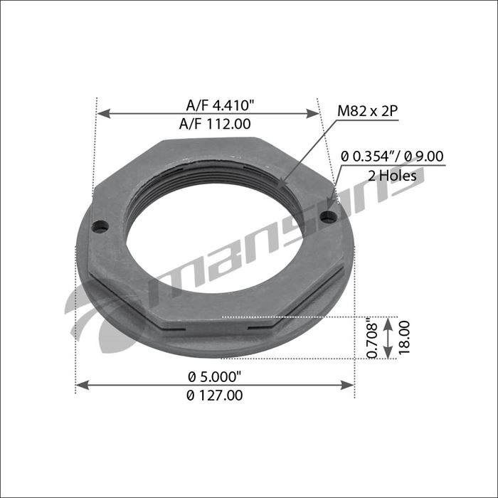 Гайка оси ROR LM