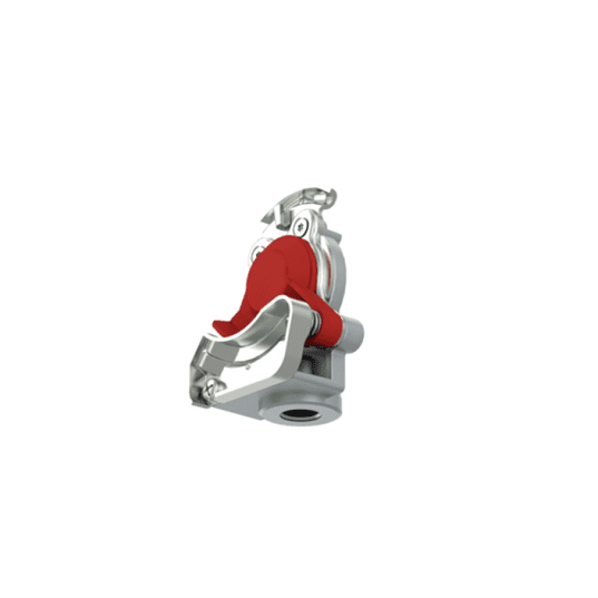 Головка соединительная пневматическая (груша) М16 красная без клапана