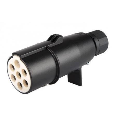 Электроразъем пластиковый S-type 24V 7 контактов