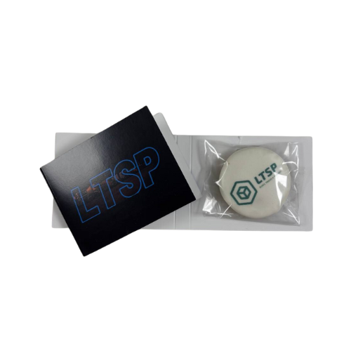 Прянік з лого коло 5см, буклет 7х9