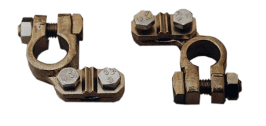 Клемма для аккумулятора латунь (-)