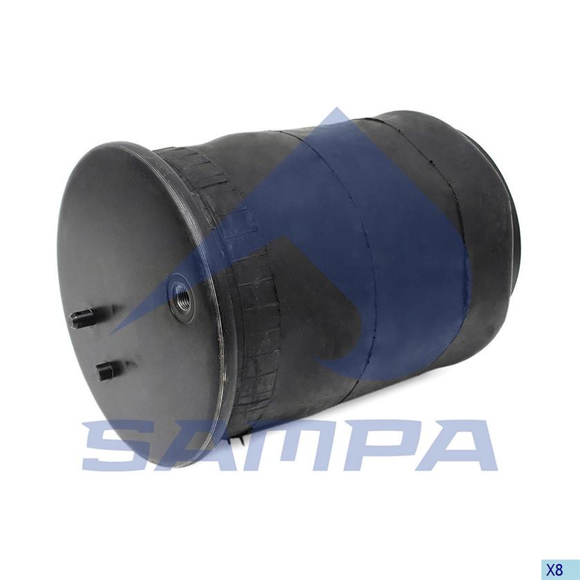 Пневморесора підвіски зі стаканом в зборі (пластик) SCANIA P/G/R/T 2004